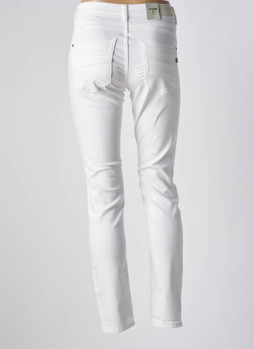 Pantalon slim alb CREAM femeie