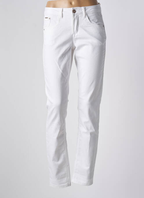 Pantalon slim alb CREAM femeie