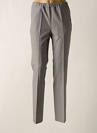 Pantalon drept elasticitate mărime normală gri TONI femme