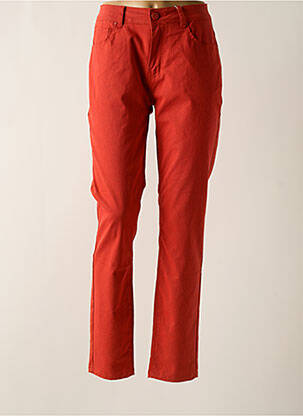 Pantalon slim portocaliu GRIFFON femeie