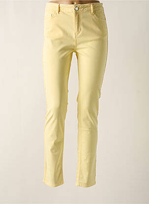 Pantalon slim galben CONCEPT K femeie