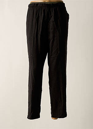 Pantalon drept talie înaltă talie înaltă negru VIRGINIA BLU' femeie