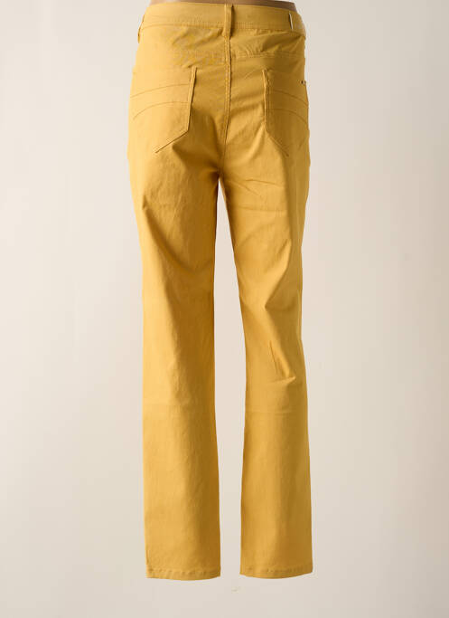 Pantalon slim galben GRIFFON femeie