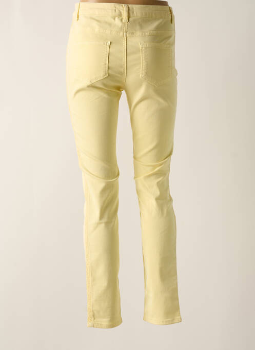 Pantalon slim galben CONCEPT K femeie