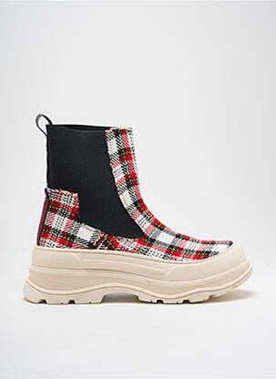 Botine/ghete vârf rotund toc de 4 la 6 cm negru VADDIA femeie
