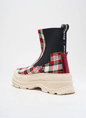 Botine/ghete vârf rotund toc de 4 la 6 cm negru VADDIA femeie