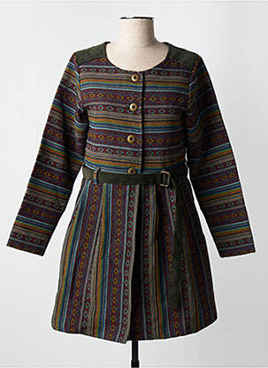 Palton lung albastru NID D'ABEILLE femeie