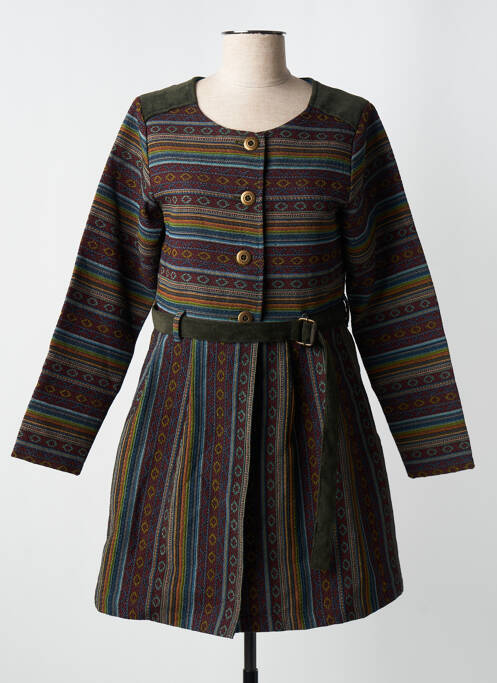 Palton lung albastru NID D'ABEILLE femeie