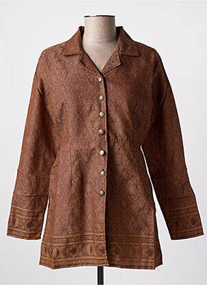 Jachete casual maro NID D'ABEILLE femeie