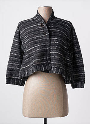 Vestă cu mâneci lungi gri ZELTI femeie