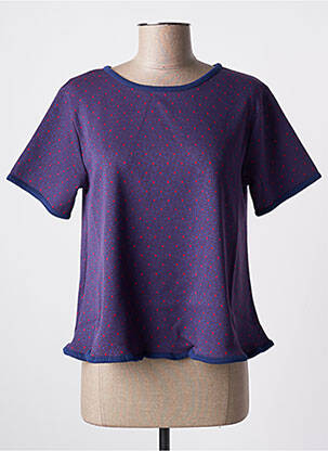 Tricou albastru NID D'ABEILLE femeie