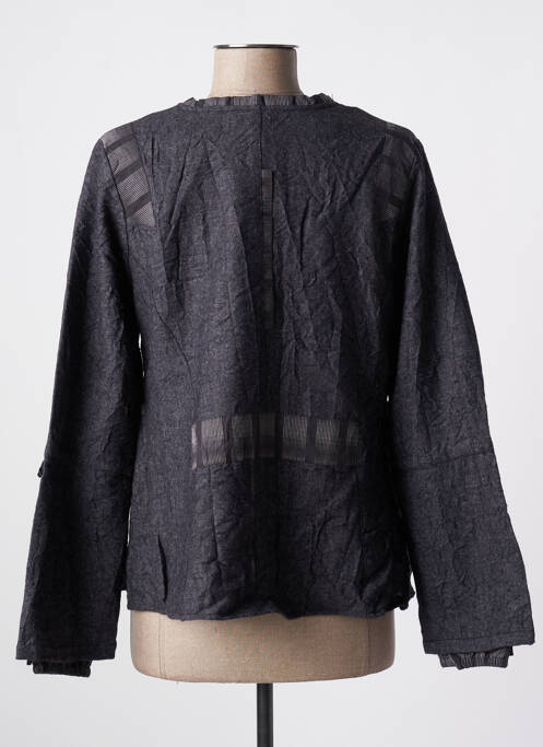 Jachete casual gri NID D'ABEILLE femeie