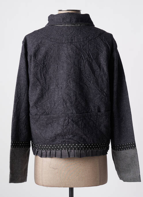 Jachete casual gri NID D'ABEILLE femeie