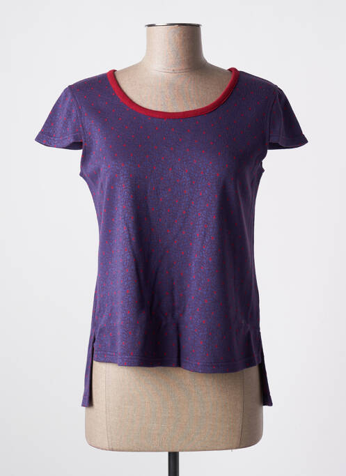 Tricou albastru NID D'ABEILLE femeie