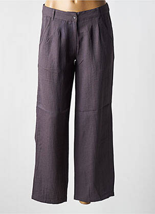 Pantalon evazat gri NID D'ABEILLE femeie