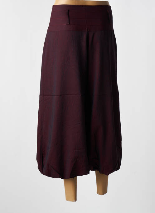 Pantalon trei sferturi roșu ZELTI femeie