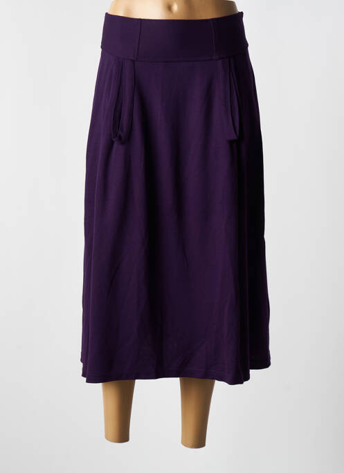 Fustă midi violet NID D'ABEILLE femeie