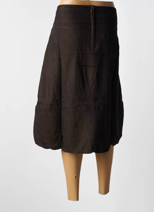 Fustă midi maro ZELTI femeie