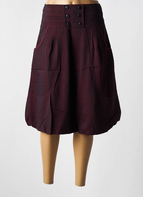 Fustă midi roșu ZELTI femeie