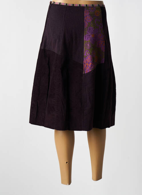 Fustă midi violet NID D'ABEILLE femeie