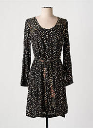 Rochie midi croială fluidă mâneci lungi negru BANANA MOON femme
