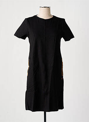 Rochie scurtă mâneci scurte mâneci scurte negru BANANA MOON femeie