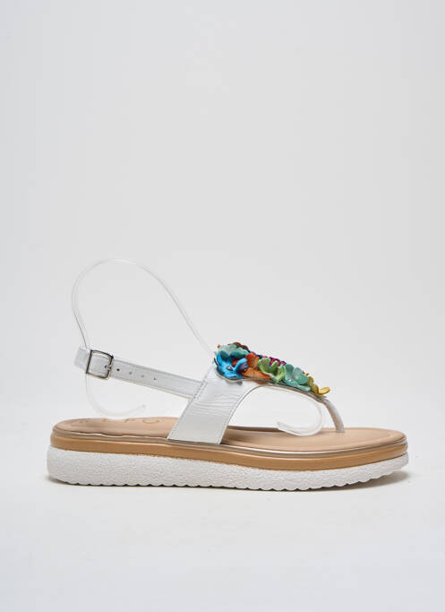 Șlapi alb PHIL GATIÈR BY REPO femeie