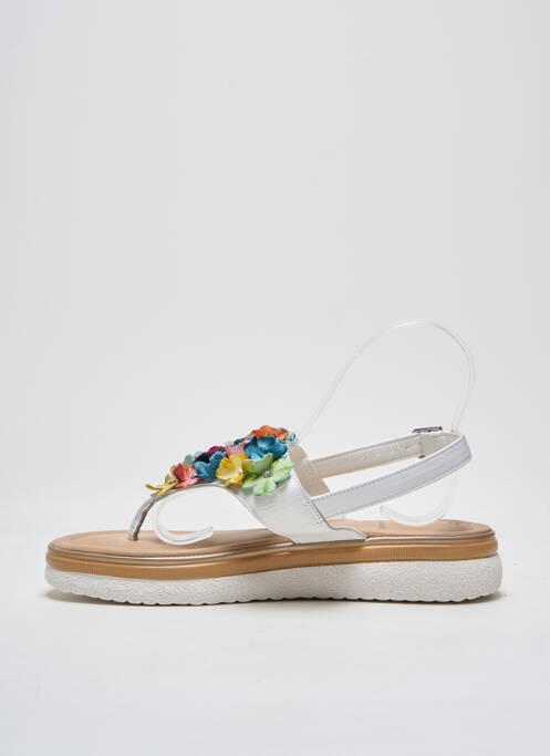 Șlapi alb PHIL GATIÈR BY REPO femeie