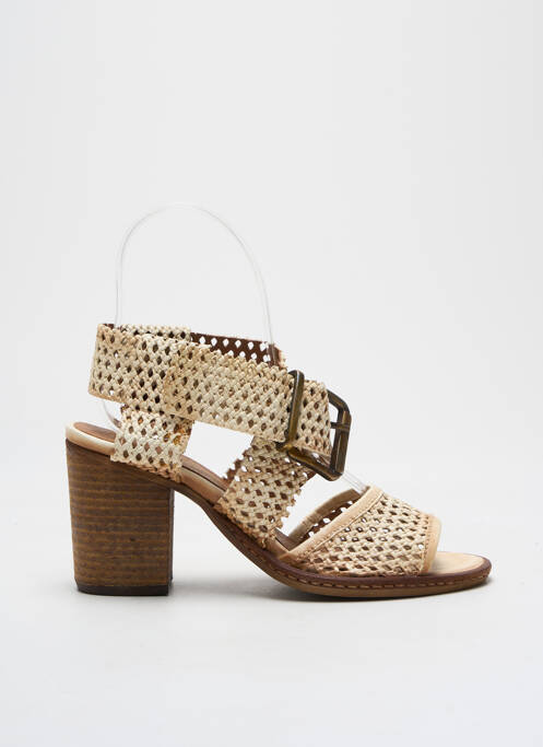 Sandale/Pantofi decupați bej LITTLE ...LA SUITE femeie