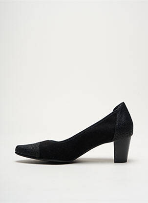 Balerine tip de talpă amortizantă toc de 4 la 6 cm negru ARTIKA SOFT femeie