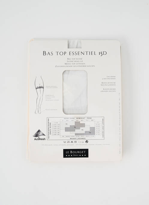 Colanți alb LE BOURGET femeie