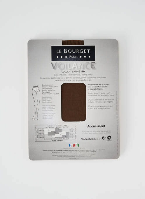 Colanți maro deschis LE BOURGET femeie