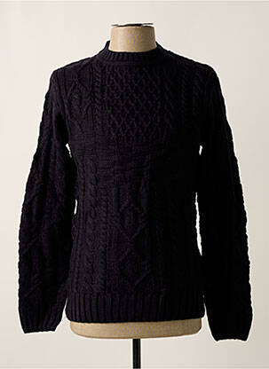 Pulover albastru QUINZE & TREIZE bărbat