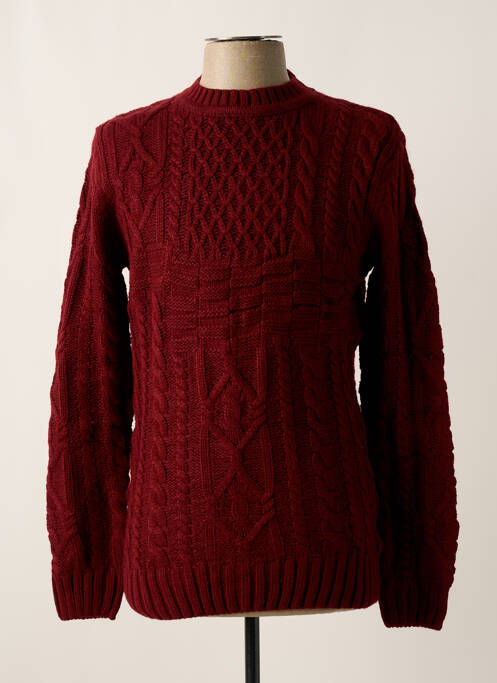 Pulover roșu QUINZE & TREIZE bărbat