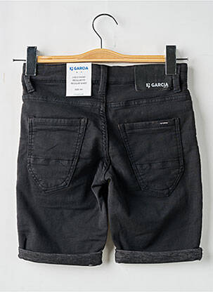 Bermudă țesătură denim negru GARCIA băiat