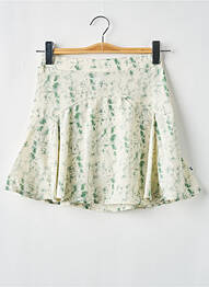 Fustă pantaloni scurți țesătură crep verde LE TEMPS DES CERISES fille