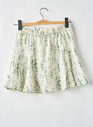 Fustă pantaloni scurți țesătură crep verde LE TEMPS DES CERISES fată