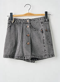 Fustă pantaloni scurți spălat negru GARCIA fille