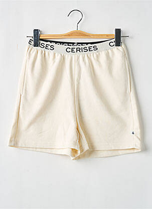 Șort bej LE TEMPS DES CERISES fată