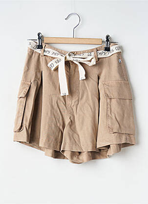 Șort bej LE TEMPS DES CERISES fată