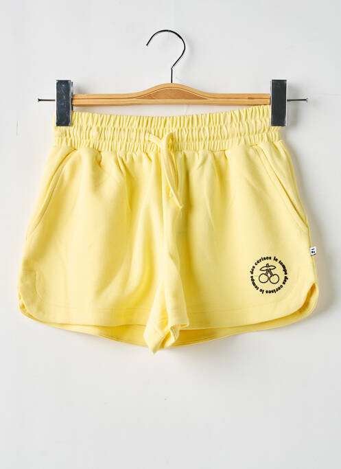 Șort galben LE TEMPS DES CERISES fată