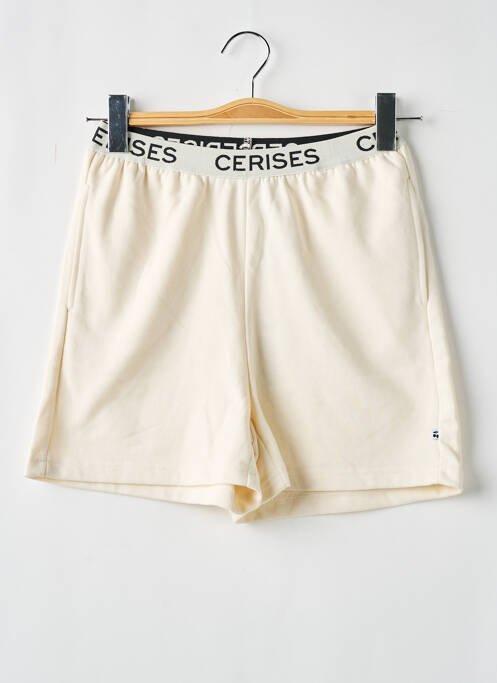 Șort bej LE TEMPS DES CERISES fată