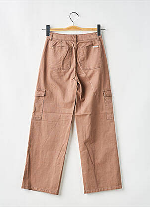 Pantalon cargo buzunare maro GARCIA fată