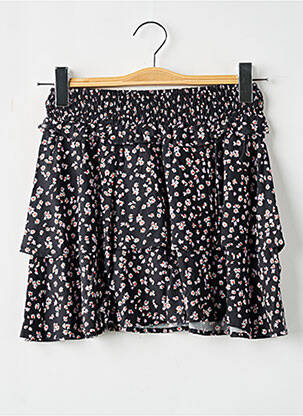 Fustă midi imprimeu floral negru GARCIA fată