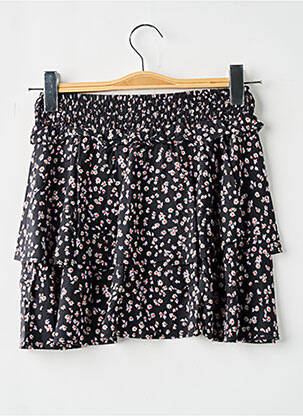 Fustă midi imprimeu floral negru GARCIA fată