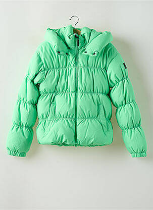 Geacă matlasată verde GARCIA fată