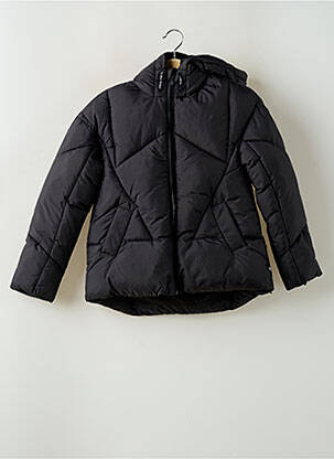 Geacă matlasată negru LE TEMPS DES CERISES fată