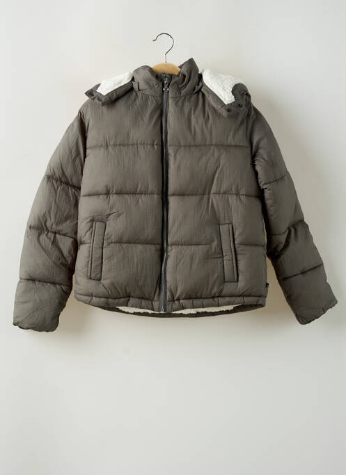 Geacă matlasată verde LE TEMPS DES CERISES fată