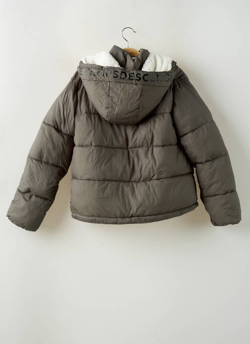 Geacă matlasată verde LE TEMPS DES CERISES fată