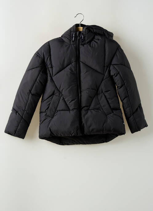 Geacă matlasată negru LE TEMPS DES CERISES fată